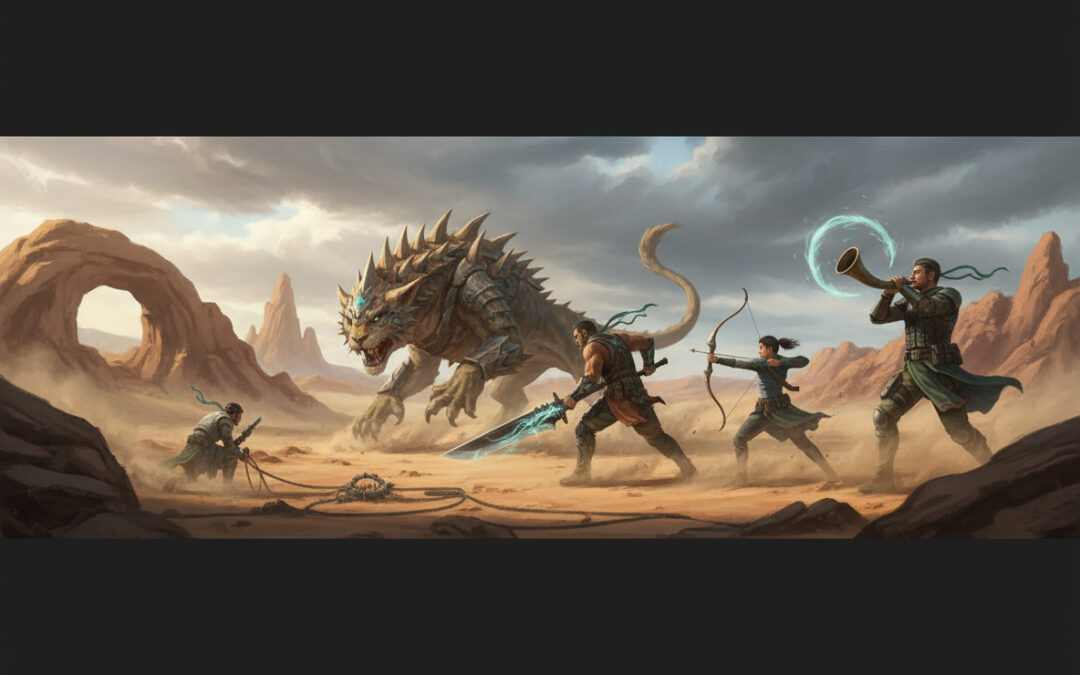 Monster Hunter Wilds – Waffen, Builds & Team Hunts